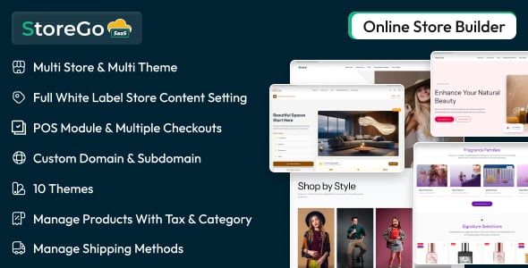 StoreGo SaaS - Online Store Builder