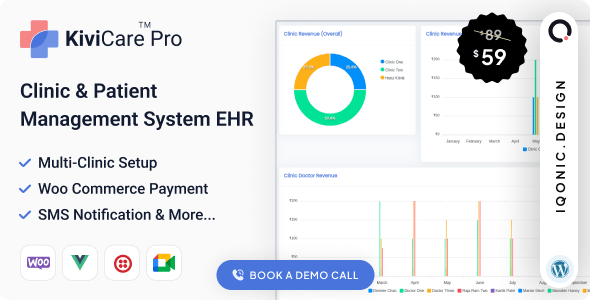 KiviCare(TM) Pro - Clinic and Patient Management System EHR (Add-on)