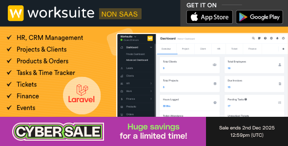 WORKSUITE - HR, CRM and Project Management